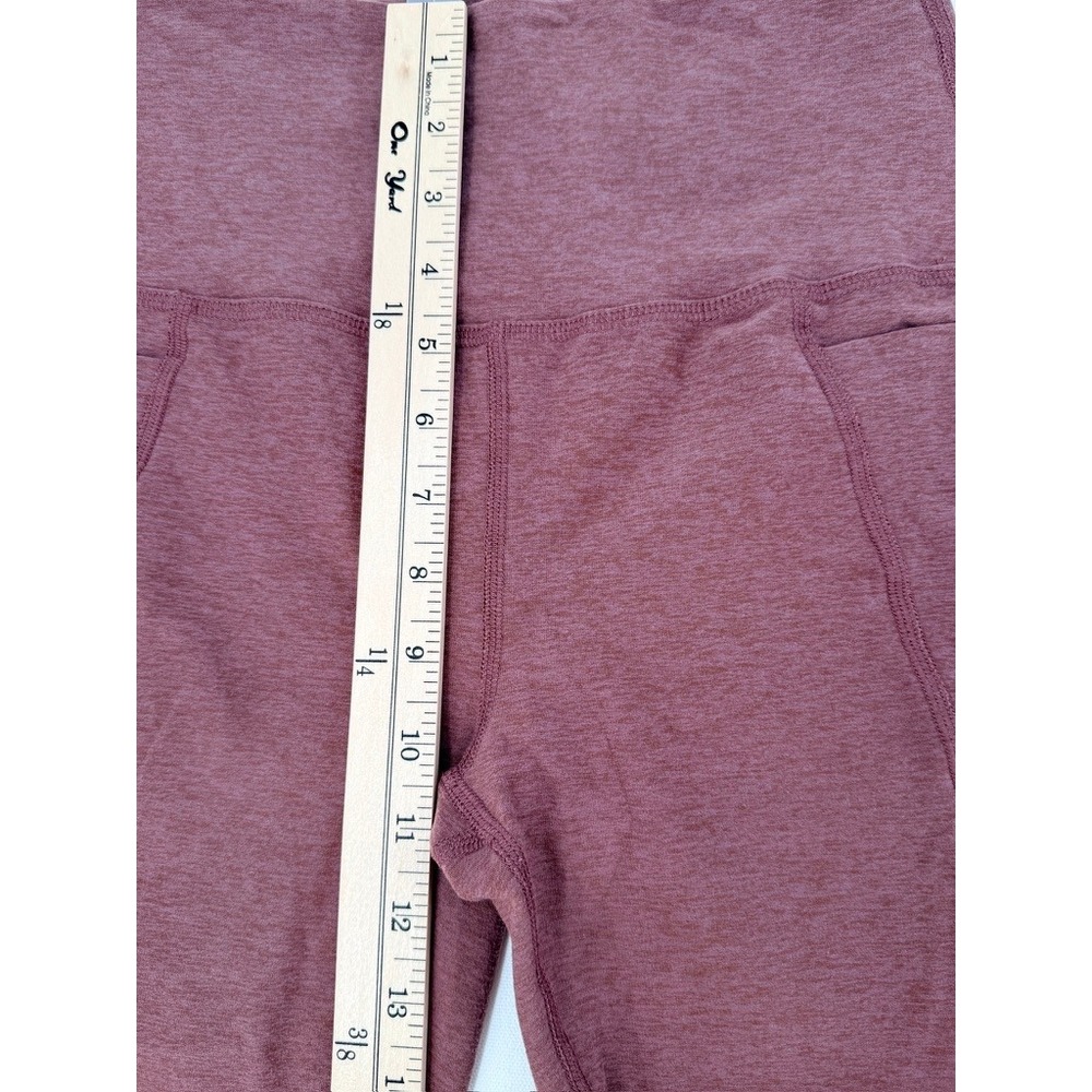 Beyond Yoga High Waisted Leggings Mauve Brown Pocket Size M - Picture 7 of 13